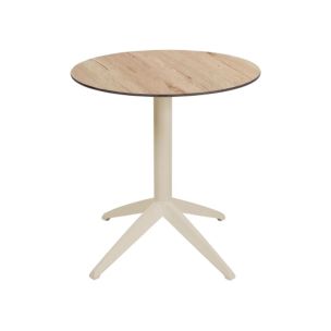 Стіл QUATRO FOLD ø 70 SAND-OAK